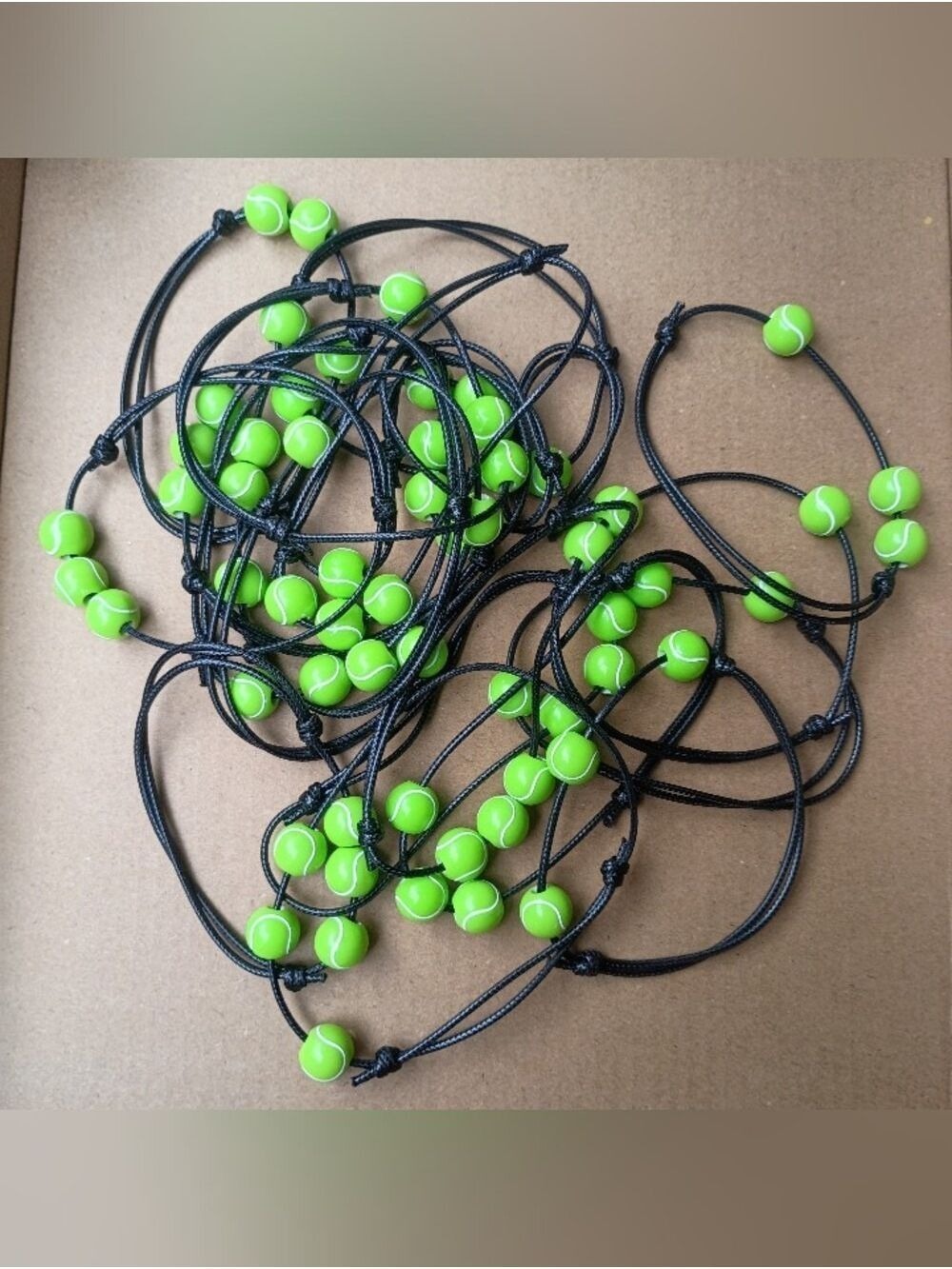 NWT 20 Piece Tennis Sport Nylon Bracelets